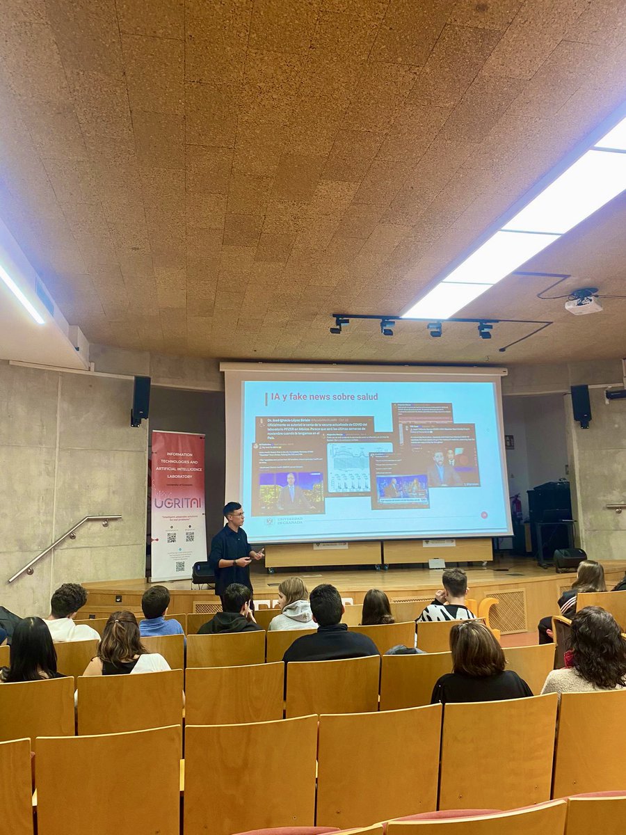 Jose A. Diaz-Garcia (@joseangeldiazg) on Twitter photo Ayer estuvimos participando en la #SemanaDeLaCiencia en la <a href="/ETSIIT_UGR/">ETSIIT -UGR-</a>. 60 estudiantes de bachillerato acudieron a nuestra ponencia #HealthIA. Esperamos haberles ayudado y guiado en sus futuros académicos. Un placer formar parte de estas propuestas de <a href="/CanalUGR/">Universidad Granada</a> <a href="/citic_ugr/">CITIC-UGR</a>. Ayer estuvimos participando en la #SemanaDeLaCiencia en la <a href="/ETSIIT_UGR/">ETSIIT -UGR-</a>. 60 estudiantes de bachillerato acudieron a nuestra ponencia #HealthIA. Esperamos haberles ayudado y guiado en sus futuros académicos. Un placer formar parte de estas propuestas de <a href="/CanalUGR/">Universidad Granada</a> <a href="/citic_ugr/">CITIC-UGR</a>.