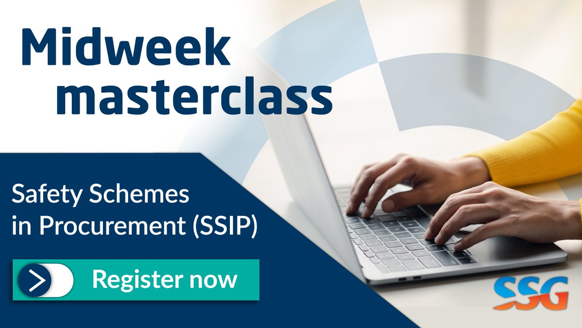 This month’s free toolbox will be on Safety Schemes in Procurement (SSIP) on 𝐖𝐞𝐝𝐧𝐞𝐬𝐝𝐚𝐲 𝟐𝟕 𝐍𝐨𝐯𝐞𝐦𝐛𝐞𝐫 - 𝟏𝟎:𝟎𝟎𝐚𝐦.

Book your place: loom.ly/Dd-qiuI 

#FreeMasterclass #OnlineLearning #SkillBuilding