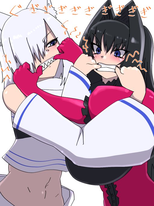 うちのこらくがき
ブランシュとノワールはひたすら仲が悪い二人組 