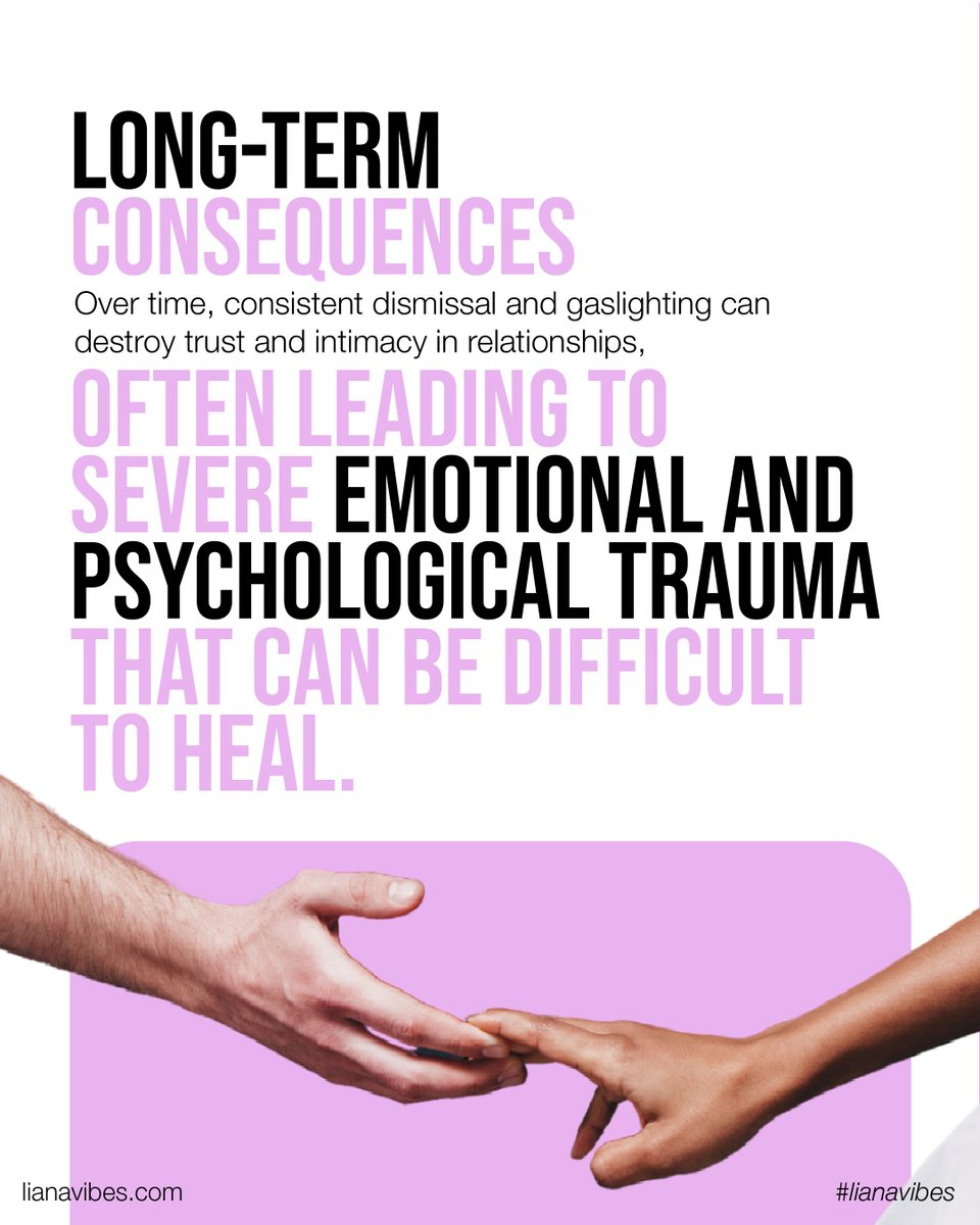 LianaVibes's tweet image. Dismissal and gaslighting are like a slow erosion of your confidence, creating a cloud of confusion and self-doubt. It’s a form of emotional abuse that makes you feel powerless and unseen. But here’s the truth—you deserve better. 💛
#ManipulationAwareness #ToxicLove
