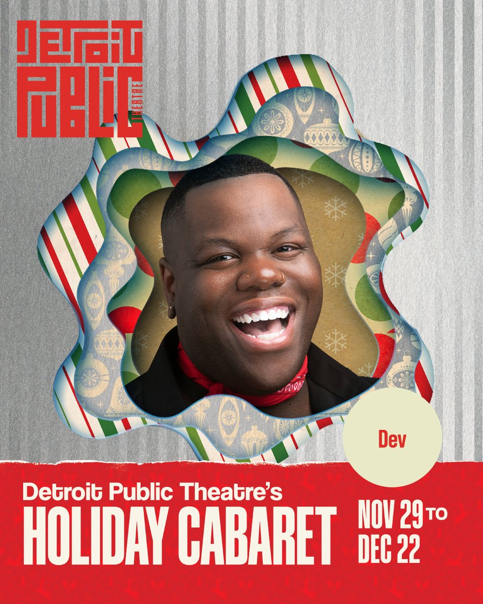 Next Up is Dev! 🙌🏾 🎁 Dev (they/them) a Detroit native, holds a Masters of Music (Voice) degree with a concentration in Musical Theatre from NYU Steinhardt where they studied under Dr. Scott Murphree and Alexander Gemingani. 
🎁Cabaret 🎟️: bit.ly/holidaycab-tix… #merryeverything