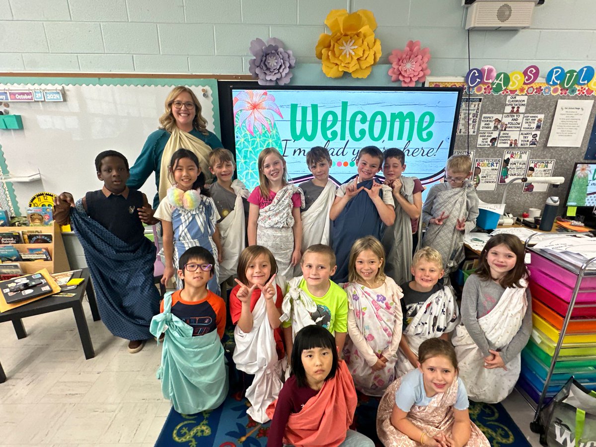 2nd grade just finished Ancient Greek Civilizations in CKLA and they hosted their very own Greek Dinner Party! They wore togas, tried olives, grapes, cheese, breads, and even started to learn about Hercules!