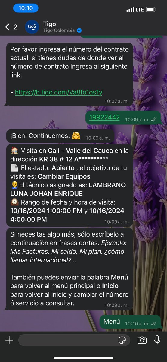 TaitiReMe's tweet photo. @sicsuper @Tigo_Colombia El operador me cambió el contrato en donde ofrecen una velocidad de internet el cual requiere el cambio de módem, agendaron una visita para el 16 de octubre que nunca se realizó y el contrato está activo, no me responden por la vista ni por la cancelación del contrato https://t.co/mvM3TnZ43K