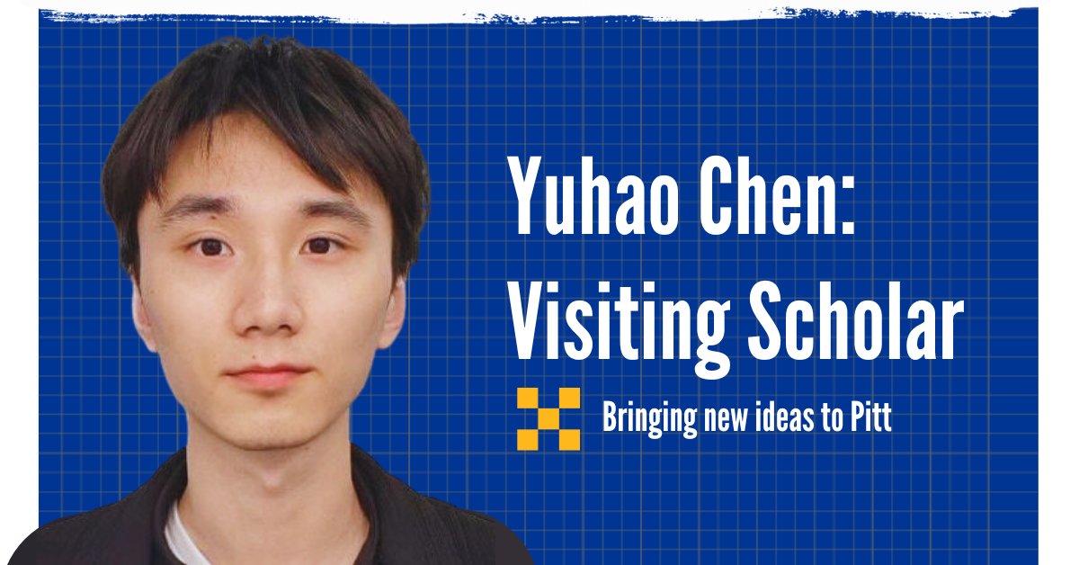 Visiting scholar Yuhao Chen had a transformative experience while living and working in Pittsburgh for six months. Read more about his machine learning work and his exploration of Pittsburgh: tinyurl.com/YuhaoChen