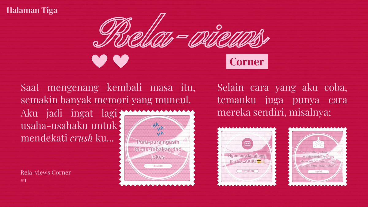 _delicatto's tweet photo. Halaman ketiga dari rela-views corner. https://t.co/3v7CQ0hkfj