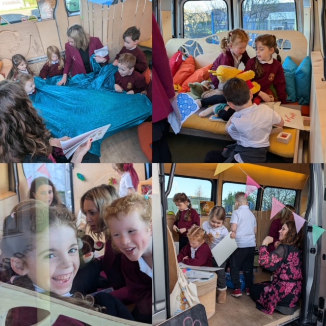 Bha tòrr spòrs aig GL1A, GL1B agus GM1 nuair a thadhail Splaoid air tuath air an sgoil airson seachdain na Gàidhlig. Dh’ionnsaich iad òrain ùra agus dh’èist iad ri sgeulachdan. #Gàidhlig #cleachdi #foghlamtromheadhangàidhlig #CNESLearning