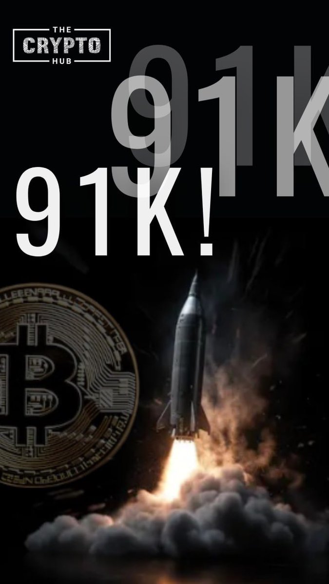 $BTC all time high: 91k! 🚀🚀🚀

#btc91k