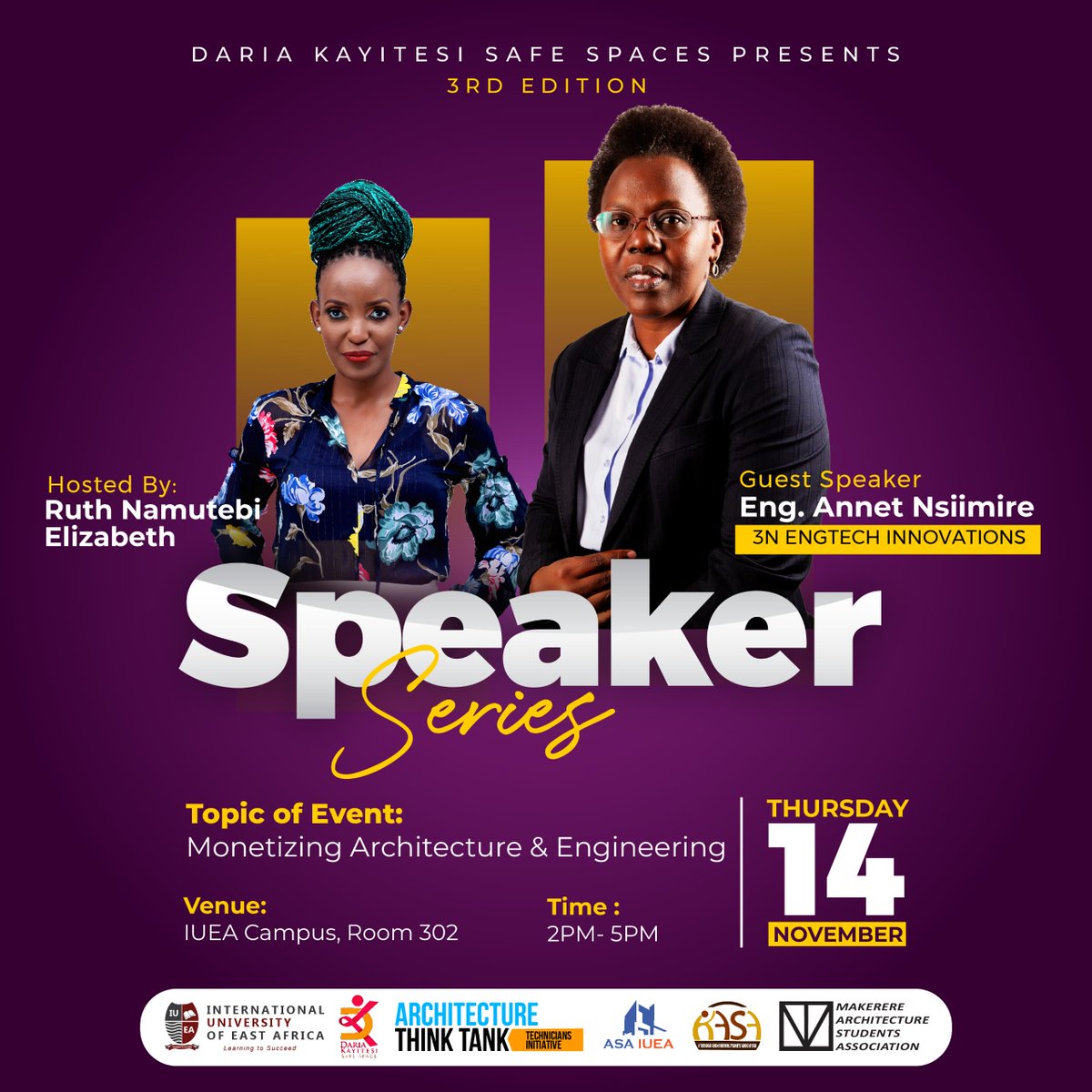 3NEngtech's tweet photo. Tomorrow, our team @3N will share insights #Monetizing Engineering with IUEA students empowering young minds to turn passion into profit.
But let us face facts; Two of the world's richest individuals have engineering background. Why no African/Ugandan billionaires from engineeri? https://t.co/lG1lAxcSNh