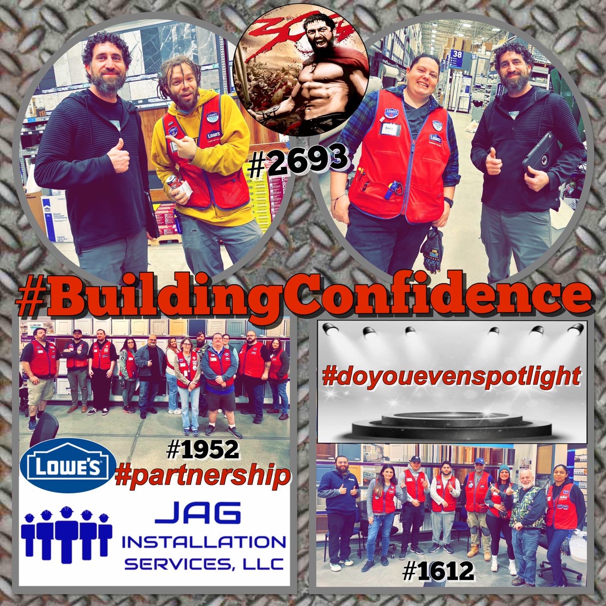 “Be the here of your own life story.”#GerardButler #hbd

JAG’s #teams always live in the here &amp; now at #Lowes #specialtyspotlight! Our #region18 fam puts on their best #heartandhustle in prep for the holiday season. We r ready for the rush!
