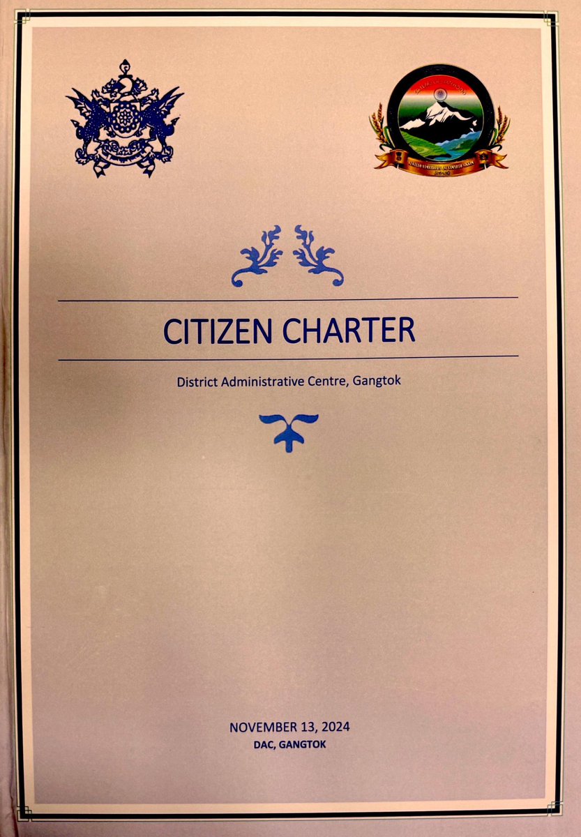 dmgtksk's tweet photo. Gangtok District Administration Centre, (DAC), Launches Citizen Charter, Online Marriage Registration System, and Token Management System at Sun Talks Event

A collaborative program between the Gangtok District Administration and the CSR wing of Sun Pharma. https://t.co/sEzOQ1AMQG