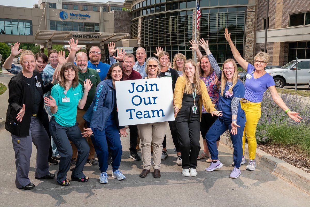 Looking for a career that makes a difference every single day? 💙 Whether working directly with patients or supporting those who do, a career in healthcare is challenging, rewarding, and inspiring!
👉 Apply at Mary Greeley today: bit.ly/4ez0430
 #MGMCcareers