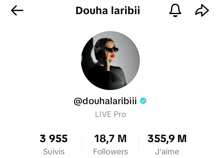 aicha94867's tweet photo. @Turki_alalshikh أود أن يتم ترشيح المؤثرة التونسية ضحى العريبي في قائمه الترشيحات لمسابقة Joy awards

ضحى تعتبر واحدة من أبرز الشخصيات في عالم السوشيال ميديا، حيث يتابعها 3.5 مليون شخص على سناب شات، و 4 مليون على إنستغرام و 18.7 مليون على تيك توك. إن تأثير ضحى يمتد إلى جمهور واسع https://t.co/ut546aqQjP