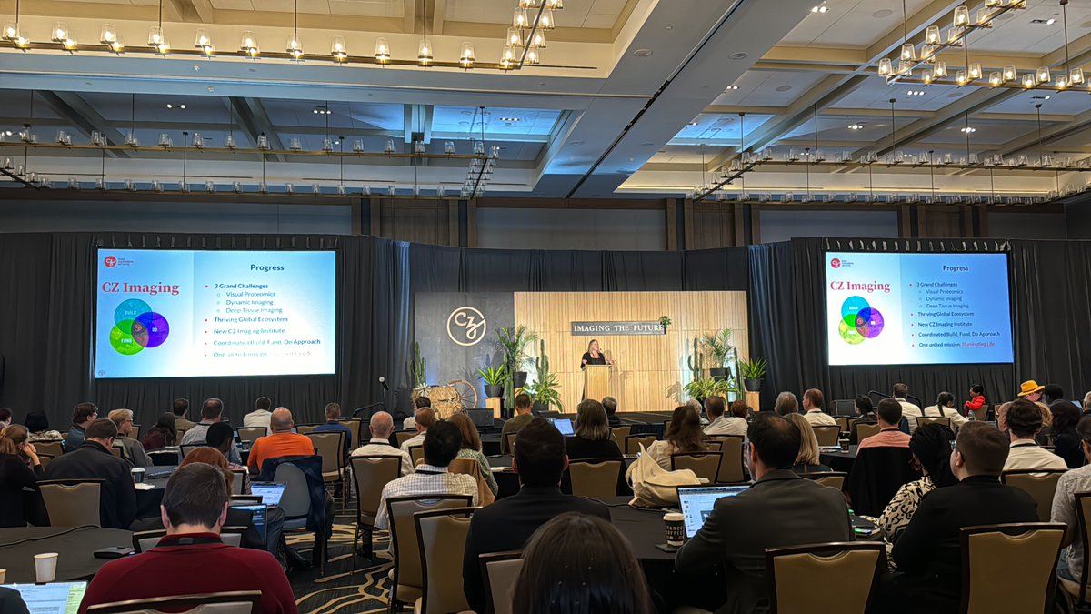 loicaroyer's tweet image. Stephani Otte opens @cziscience ‘s #ImagingTheFuture meeting in Austin !