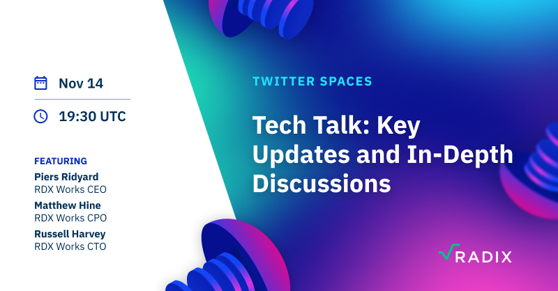 Radix - Radically Different DeFi tweet media