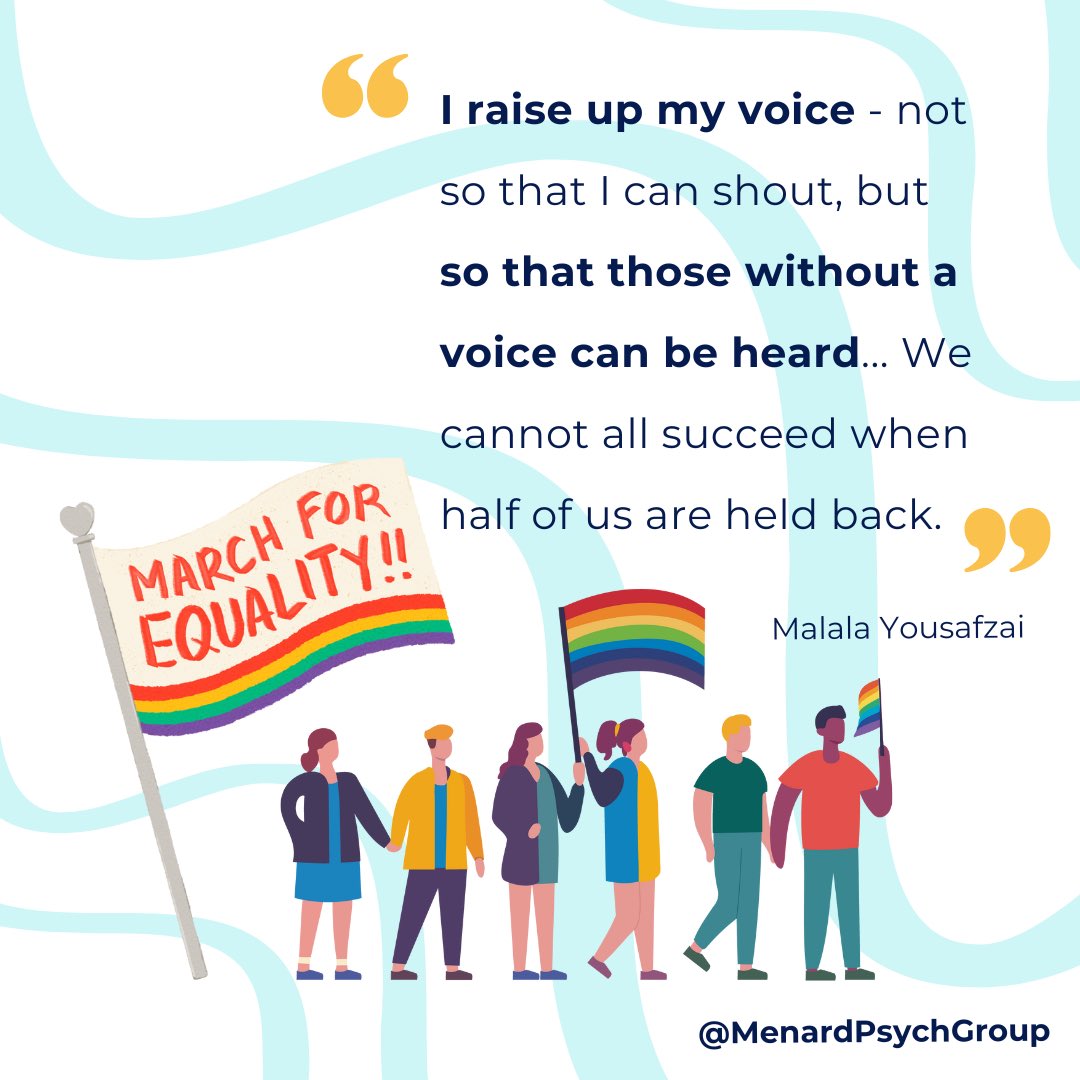 MenardPsych's tweet photo. Just a reminder about how important it is to stand up for what you believe in - every voice matters! 

Together we all have the power to work together to make a difference, it may not feel like much but even small changes can have significant impacts🤍 https://t.co/TjvHWI4EWE