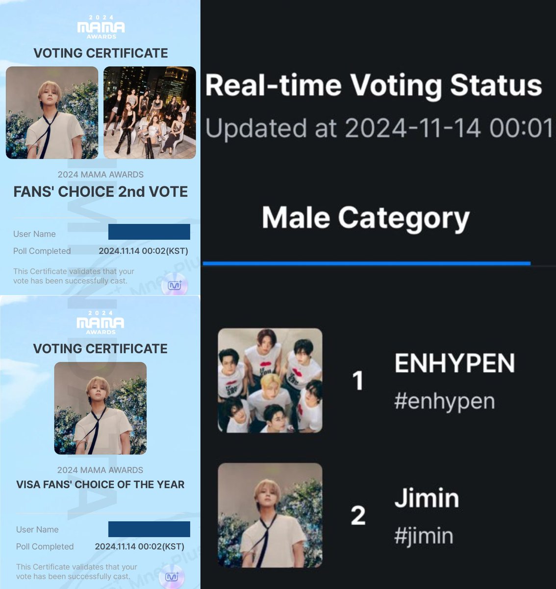PJM_data's tweet photo. I vote for #jimin at #2024MAMAVOTE

🚨 Voting Reset! 🚨 https://t.co/FXC3ygVfb2