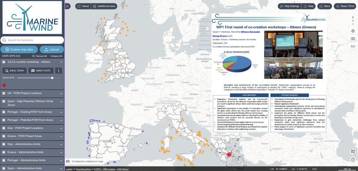 Marinewind (@marinewind_eu) on Twitter photo ๐ The #MARINEWIND WebGIS is live! This tool offers customized data on #FloatingOffshoreWind from our 5 Labs, empowering stakeholders & communities to shape informed #RES policies. Explore here: marinewind.rse-web.it๐
๐ marinewindproject.eu
<a href="/cinea_eu/">CINEA ๐ช๐บ</a> <a href="/apre_it/">APRE</a> <a href="/Q_PLANIntl/">Q-PLAN INTERNATIONAL</a> ๐ The #MARINEWIND WebGIS is live! This tool offers customized data on #FloatingOffshoreWind from our 5 Labs, empowering stakeholders & communities to shape informed #RES policies. Explore here: marinewind.rse-web.it๐
๐ marinewindproject.eu
<a href="/cinea_eu/">CINEA ๐ช๐บ</a> <a href="/apre_it/">APRE</a> <a href="/Q_PLANIntl/">Q-PLAN INTERNATIONAL</a>