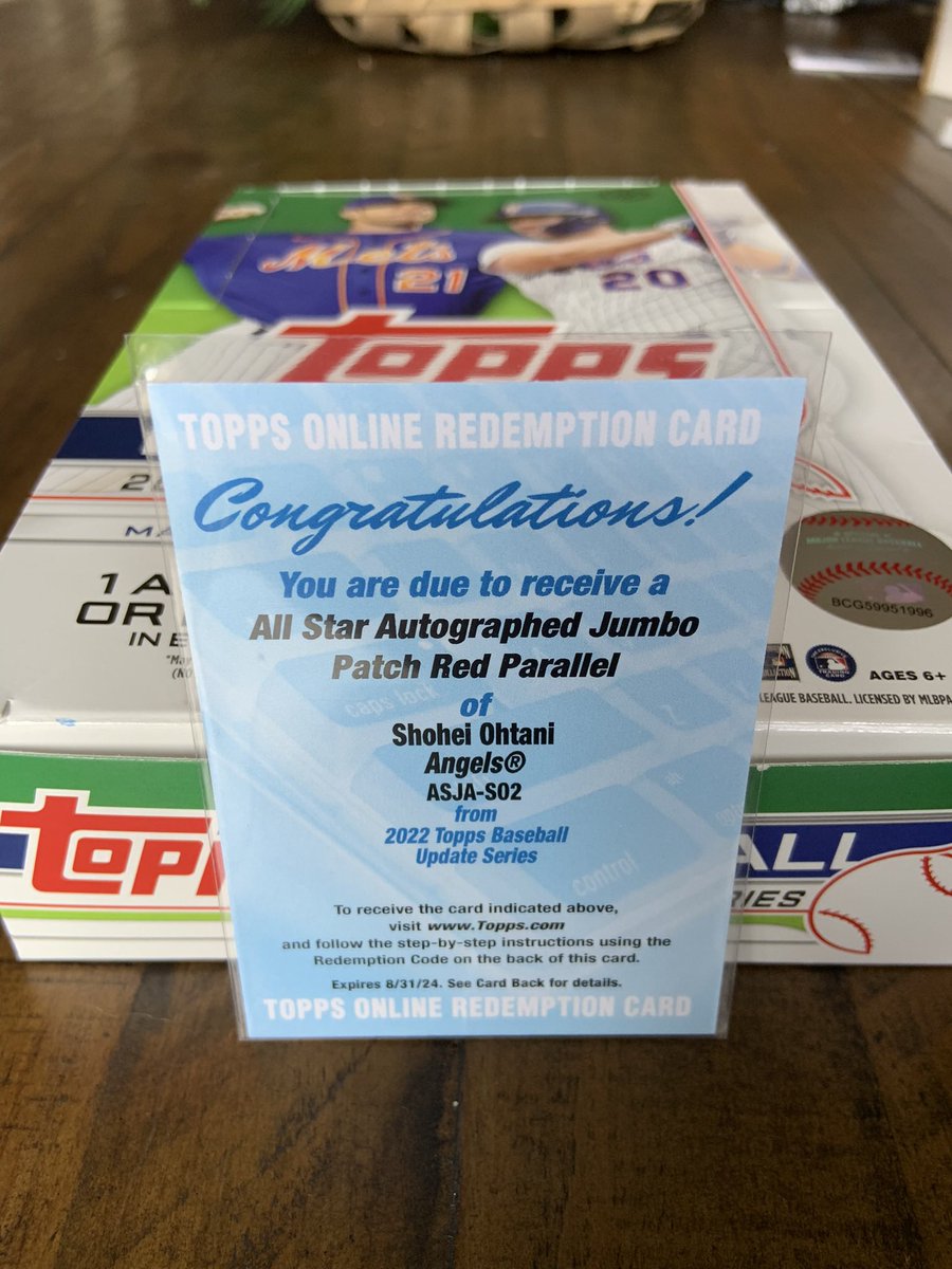 Hey <a href="/Topps/">Topps</a> guess what day it is?!  Two year anniversary of redeeming this amazing redemption card. However, I’ve yet to receive it. Hmm🤔. I know you know what you’ve got here but it’s ridiculous it’s not been sent yet. Guess I’m just going to have to get louder. #DOBETTER