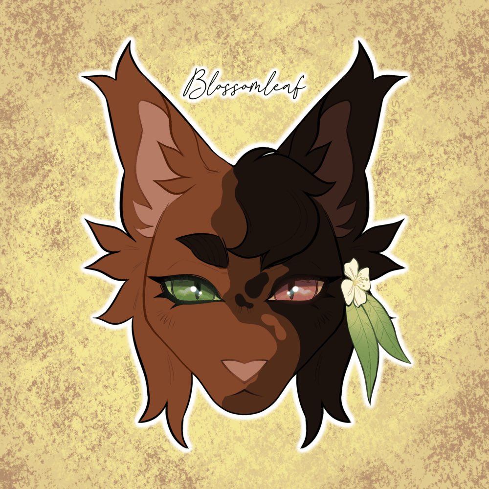sagebones_'s tweet photo. Some TH icons I finished up for myself a few weeks back 🌸✨ 

#catart #digitalart #furry #furryart #Fursona #ocart #originalcharacter #procreateart #warriorcatoc #warriorcats #toyhouse #TH #icon #headshot #oc #catart #animalart https://t.co/Nleh9xR5tN