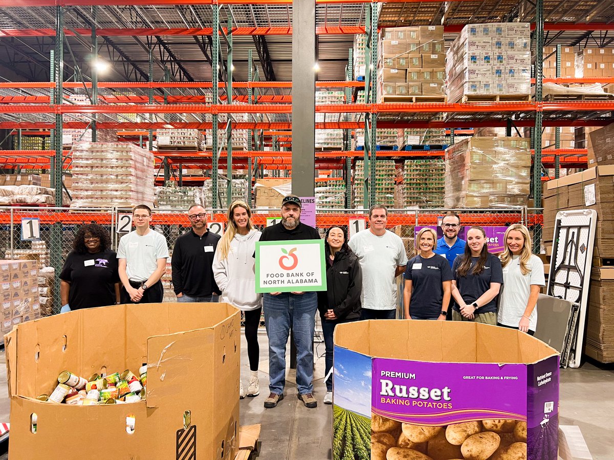 Our amazing employee volunteers came together for the <a href="/FoodBankAL/">Food Bank of North Alabama</a>! With their teamwork, 4,759 pounds of food were packed, creating 3,965 meals for families in need. Thank you for your time &amp; effort in helping those who need it most!
#FoodBank #Volunteering #TBE #EverywhereYouLook