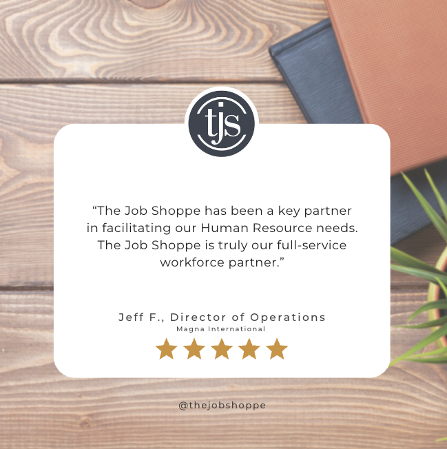 thejobshoppe's tweet photo. 🌟 Client Spotlight 🌟

We love hearing from our clients! Thank you for trusting us with your workforce needs!

#ClientTestimonial #WorkforceSolutions #HRPartner #TheJobShoppe #FullService https://t.co/odGIq9NsuV