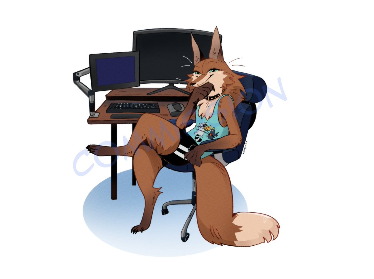 #commission for <a href="/SerithTheSly/">Serith</a> 🦊🧡