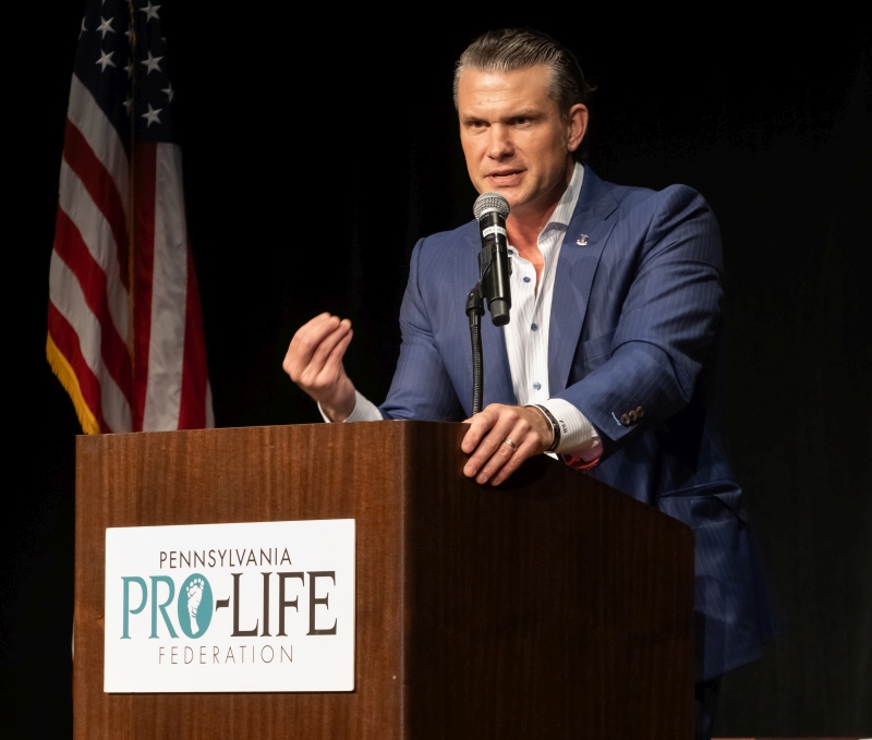 PA Pro-Life Fed (@paprolifefed) on Twitter photo Trump picks <a href="/PeteHegseth/">Pete Hegseth</a> to be his secretary of defense. How fitting for a man who is passionate about defending the most vulnerable of human lives -the unborn! Congratulations! Trump picks <a href="/PeteHegseth/">Pete Hegseth</a> to be his secretary of defense. How fitting for a man who is passionate about defending the most vulnerable of human lives -the unborn! Congratulations!
