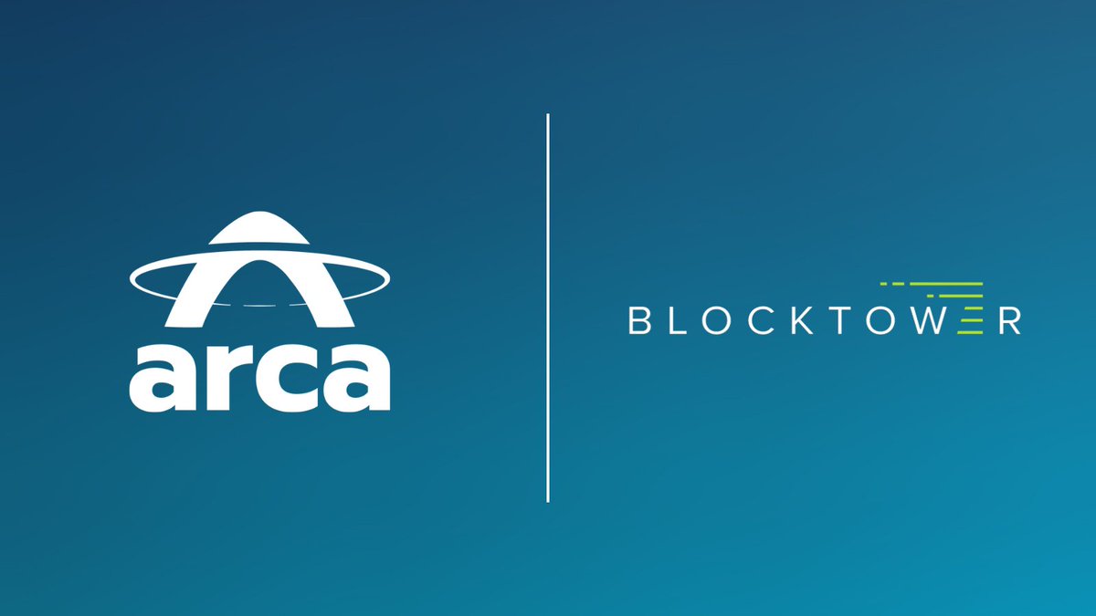 Arca (@arca) on Twitter photo We are pleased to share that we have signed a Letter of Intent (LOI) with <a href="/BlockTower/">BlockTower Capital</a> to enter into an all-equity deal, merging our brands, which can unlock synergies and provide growth opportunities.
Learn more. ๐ bit.ly/3O4ewFo We are pleased to share that we have signed a Letter of Intent (LOI) with <a href="/BlockTower/">BlockTower Capital</a> to enter into an all-equity deal, merging our brands, which can unlock synergies and provide growth opportunities.
Learn more. ๐ bit.ly/3O4ewFo