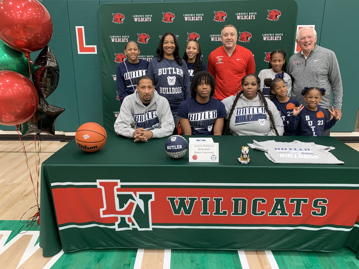 LN Wildcats (@lnwildcats) on Twitter photo Congratulations to basketball player Azavier "Stink" Robinson on his commitment to Butler University! The Bulldogs are getting a fantastic guard and an even better young man! <a href="/ButlerMBB/">Butler Basketball</a> <a href="/cgiffin78/">CoachGiffLNBB</a> <a href="/lnhswildcats/">Lawrence North</a> <a href="/ltgoodnews/">LT Schools</a> <a href="/KyleNeddenriep/">Kyle Neddenriep</a> <a href="/LNFanSection_/">LN Fan Section 🐾</a> Congratulations to basketball player Azavier "Stink" Robinson on his commitment to Butler University! The Bulldogs are getting a fantastic guard and an even better young man! <a href="/ButlerMBB/">Butler Basketball</a> <a href="/cgiffin78/">CoachGiffLNBB</a> <a href="/lnhswildcats/">Lawrence North</a> <a href="/ltgoodnews/">LT Schools</a> <a href="/KyleNeddenriep/">Kyle Neddenriep</a> <a href="/LNFanSection_/">LN Fan Section 🐾</a>