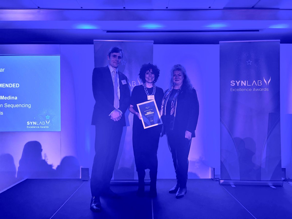 The author of several important manuscripts, @synnovis’s Adela Alcolea-Medina has a track record of innovation and service improvement, greatly benefiting patients. She’s highly commended in the Scientist of the Year category of our Excellence Awards.
🏆 👏#SYNLABexcellence