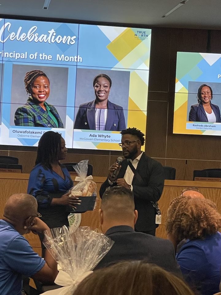 Congratulations, Dr. Ada Whyte!

We’re thrilled to celebrate you as Principal of the Month for the North Division! Your dedication, leadership, and commitment to excellence have truly transformed our school community. Thank you for all you! Well deserved!