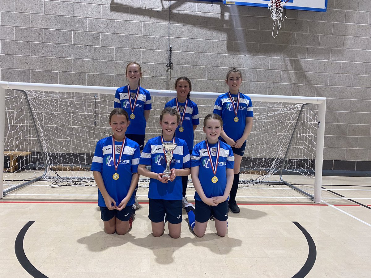 Well done to our incredible Year 5 and 6 Girls’ football team who brought home the gold from yesterday’s <a href="/TamesideCSSA/">TCSSA</a>  indoor football tournament. Well done, girls 👏🏻 🏆