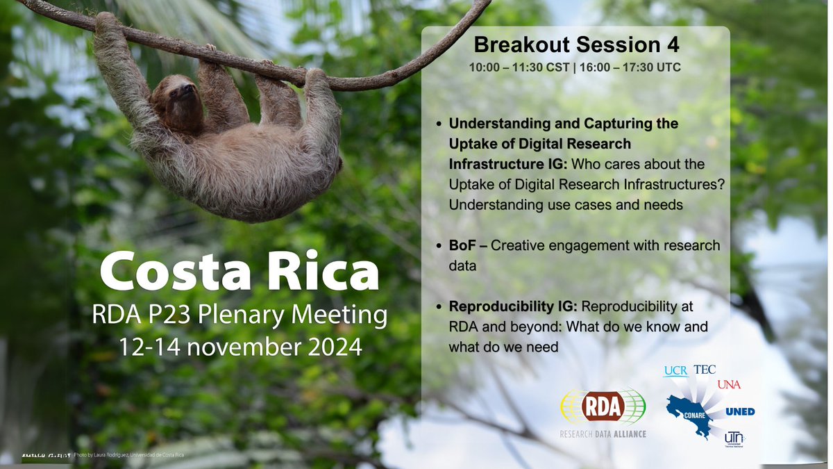 resdatall's tweet image. Interested in #ResearchTools and #DataCuration? Or is #DigitalResearchInfrastructure more your thing? Our fourth Breakout Session has something for everyone. 

Check out the full programme, or join one of the sessions (for #P23 ticket-holders) here: ow.ly/3lET50U49UT