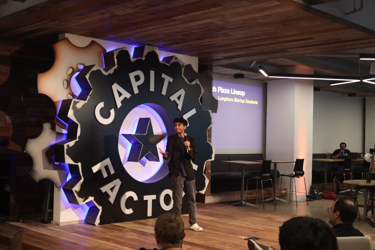 We had a great line up for our $1,000 pitch competition. Big thank you to @jason for judging and sharing advice to student founders!