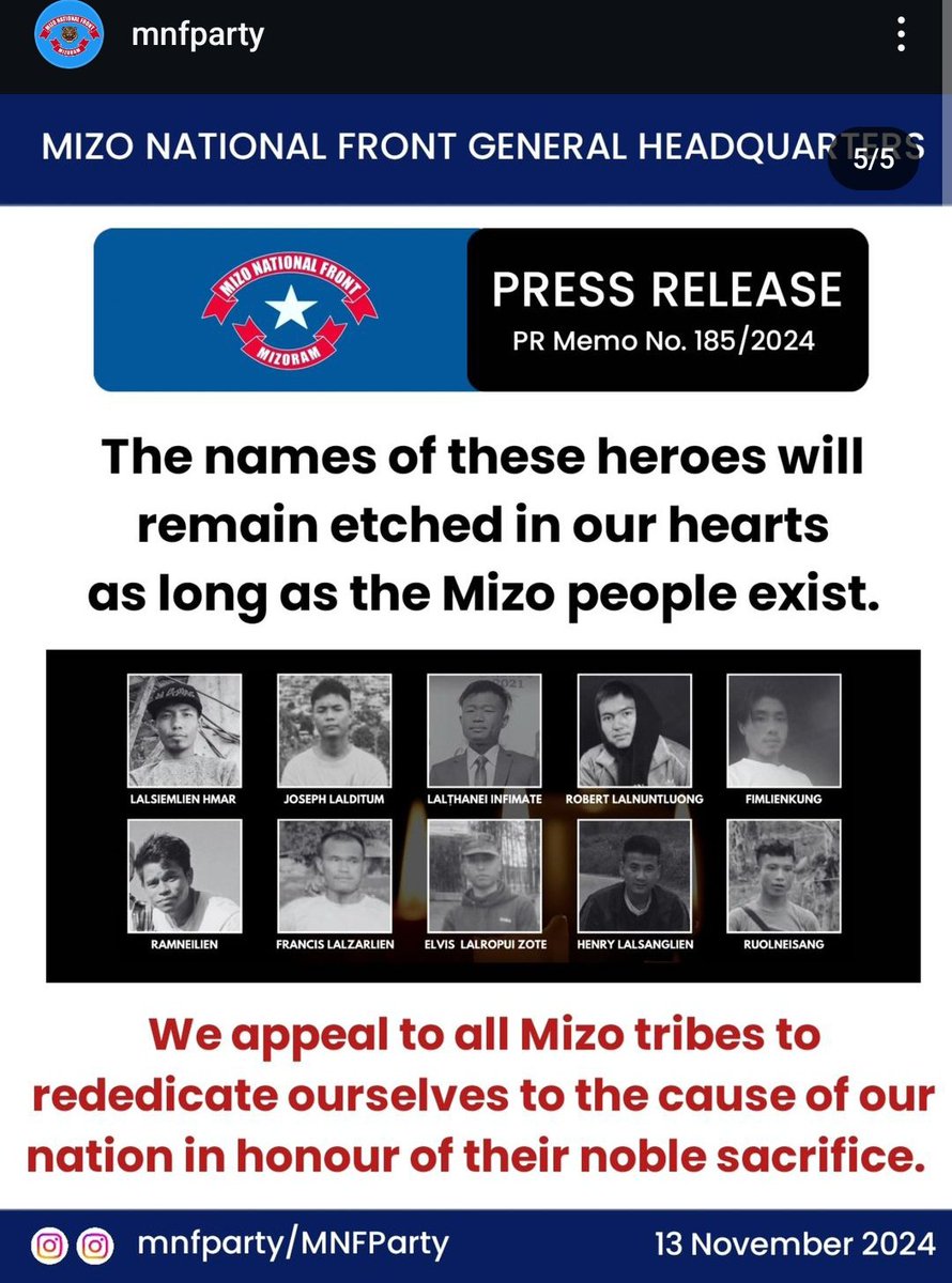 Manipur Tribals' Forum Delhi tweet media