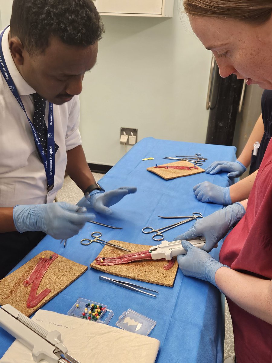 Megan Power Foley (@meganpowerfoley) on Twitter photo Lots of #surgicalsimulation activity in <a href="/Beaumont_Dublin/">Beaumont Hospital</a> 💪 
Great support from @JNJMedTechUKIr <a href="/Weebrian/">Brian McCann</a> for recent workshops in Vascular and Bowel Anastomosis for interns and SHOs interested in surgery! 
Big thanks to our registrars and consultants who helped teach! <a href="/RCSI_SIM/">RCSI SIM</a> Lots of #surgicalsimulation activity in <a href="/Beaumont_Dublin/">Beaumont Hospital</a> 💪 
Great support from @JNJMedTechUKIr <a href="/Weebrian/">Brian McCann</a> for recent workshops in Vascular and Bowel Anastomosis for interns and SHOs interested in surgery! 
Big thanks to our registrars and consultants who helped teach! <a href="/RCSI_SIM/">RCSI SIM</a>