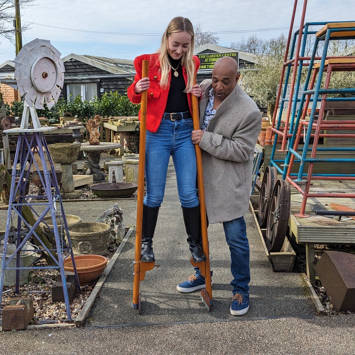 Antiques Road Trip (@antiqueroadtrip) on Twitter photo Today on #AntiquesRoadTrip, <a href="/Hettie_Jago/">Hettie Jago</a> and <a href="/Raj_Bisram/">Raj Bisram</a> take treasure hunting to new heights…literally! 🤣🤣🤣
⏰Don't miss these two troublemakers at 4.30PM on <a href="/BBCOne/">BBC One</a> Today on #AntiquesRoadTrip, <a href="/Hettie_Jago/">Hettie Jago</a> and <a href="/Raj_Bisram/">Raj Bisram</a> take treasure hunting to new heights…literally! 🤣🤣🤣
⏰Don't miss these two troublemakers at 4.30PM on <a href="/BBCOne/">BBC One</a>