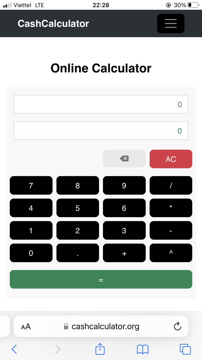 trinh_minh_hieu's tweet image. Liftoff🚀

Web: CashCalculator.org introducing!

Free Calculator Online,Mortgage Calculator, Savings Calculator, Cashflow Calculator !