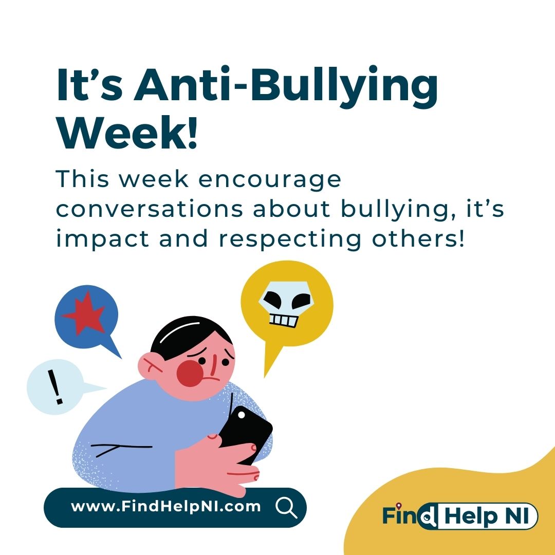 This Anti-Bullying Week, let’s take a stand together and Choose Respect — from playgrounds to online spaces, from our homes to the workplace. If you or someone you know needs support, visit FindHelpNI.com to reach out for help or support! #AntiBullyingWeek2024