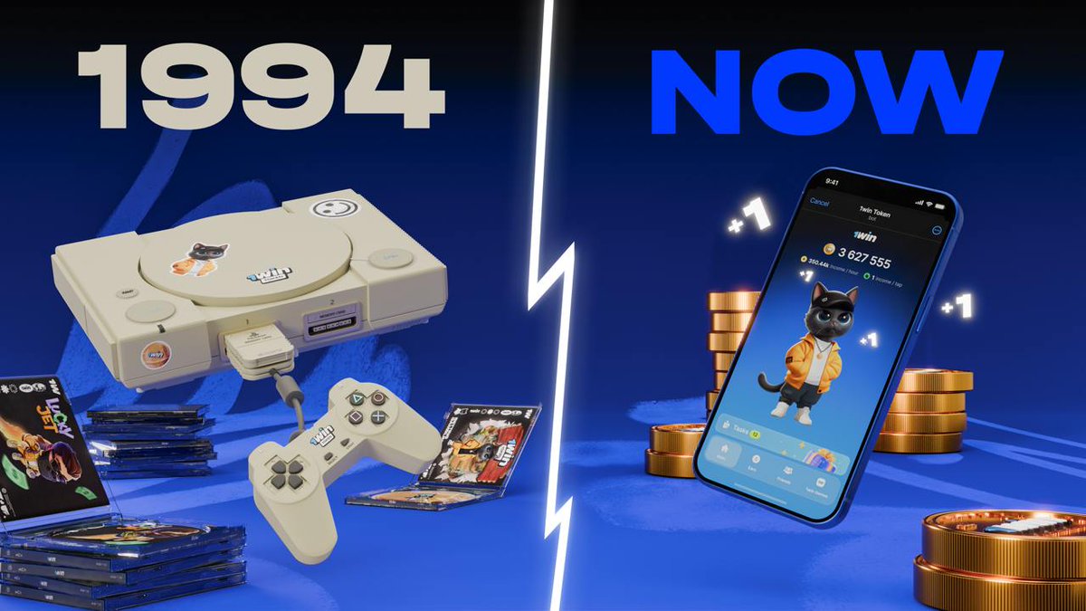 1994 vs NOW 

Remember those days of pure gaming bliss? You'd head over to a friend's place, fire up the PlayStation 1, and lose yourself for hours..  

Fast forward to today, and the gaming revolution continues. Telegram mini-apps bring high-quality games right to your pocket.