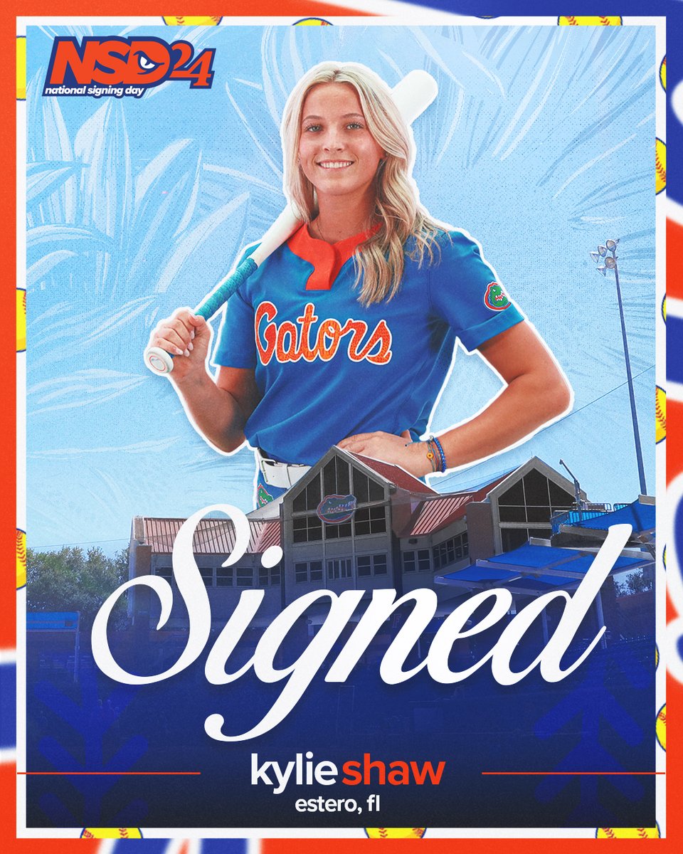 It's official: Kylie Shaw joins the Gator family! 🐊 <a href="/kylie17shaw/">Kylie Shaw</a> 

#GoGators | #NSD24