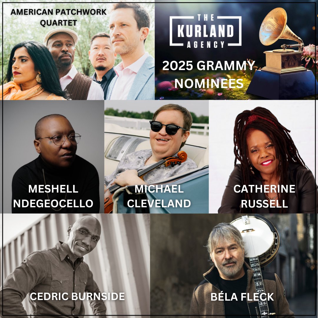 📣 Congratulations to the TKA artists nominated for 2025 GRAMMYs! @recordingacademy