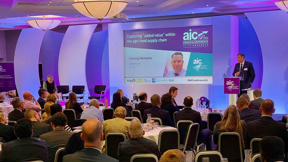 AIC | Agricultural Industries Confederation (@agindustriesuk) on Twitter photo AICโs Chair Jonathan Lane wraps up #AICconference24, thanking all our excellent speakers, Conference Chair Tom Heap, delegates, and event partners <a href="/USSEC/">USSEC</a>, <a href="/KiwaUK/">Kiwa UK</a>, <a href="/LantraUK/">Lantra</a>, <a href="/EdenSearch/">Eden Search & Select</a>, <a href="/reelsinmotionuk/">Reels in Motion</a>, and <a href="/RABIcharity/">RABI - the farmers charity</a>. AICโs Chair Jonathan Lane wraps up #AICconference24, thanking all our excellent speakers, Conference Chair Tom Heap, delegates, and event partners <a href="/USSEC/">USSEC</a>, <a href="/KiwaUK/">Kiwa UK</a>, <a href="/LantraUK/">Lantra</a>, <a href="/EdenSearch/">Eden Search & Select</a>, <a href="/reelsinmotionuk/">Reels in Motion</a>, and <a href="/RABIcharity/">RABI - the farmers charity</a>.