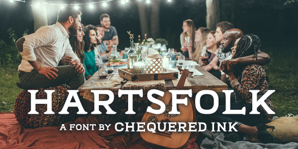 Font #956: Hartsfolk
nalgames.com/fonts/hartsfolk

Combined with Bluffolk (nalgames.com/fonts/bluffolk) this forms a two-parter from my logo for my Blood on the Clocktower &amp; board games Discord server Harts Bluff 😄

I'm primarily on Discord and BIuesky these days! bsky.app/profile/allis.…