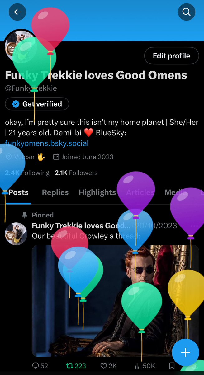 Funky Trekkie loves Good Omens tweet media