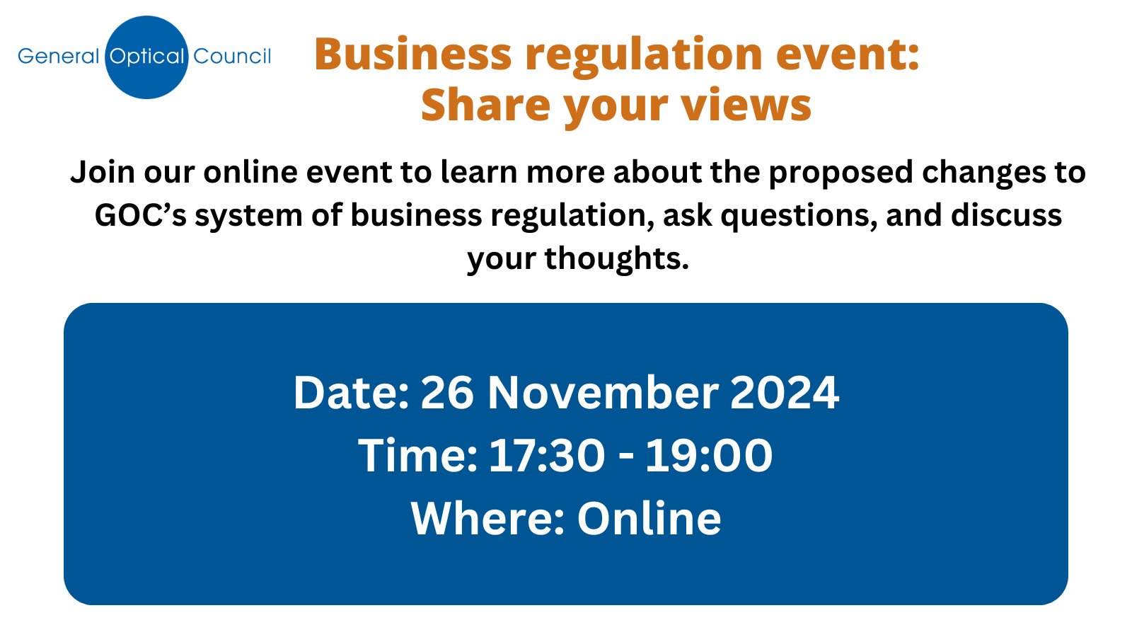 GOC on X: &ldquo;Are you a business registrant? Join us for an online 