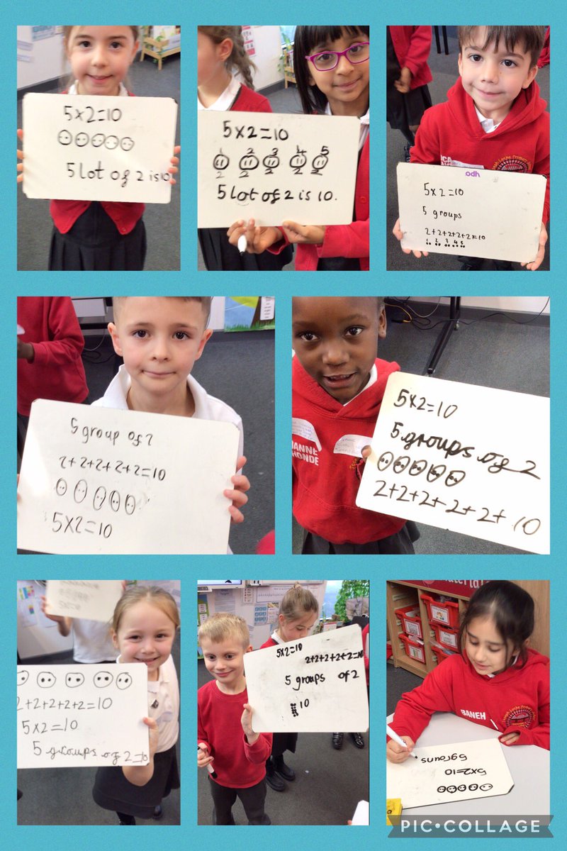MrsWhelpdaleJLO's tweet photo. Look at our mathematicians mastering multiplication today.  🤩We’re looking forward to a fun Times Table rockstar day on Friday. https://t.co/qINUdtyJh2