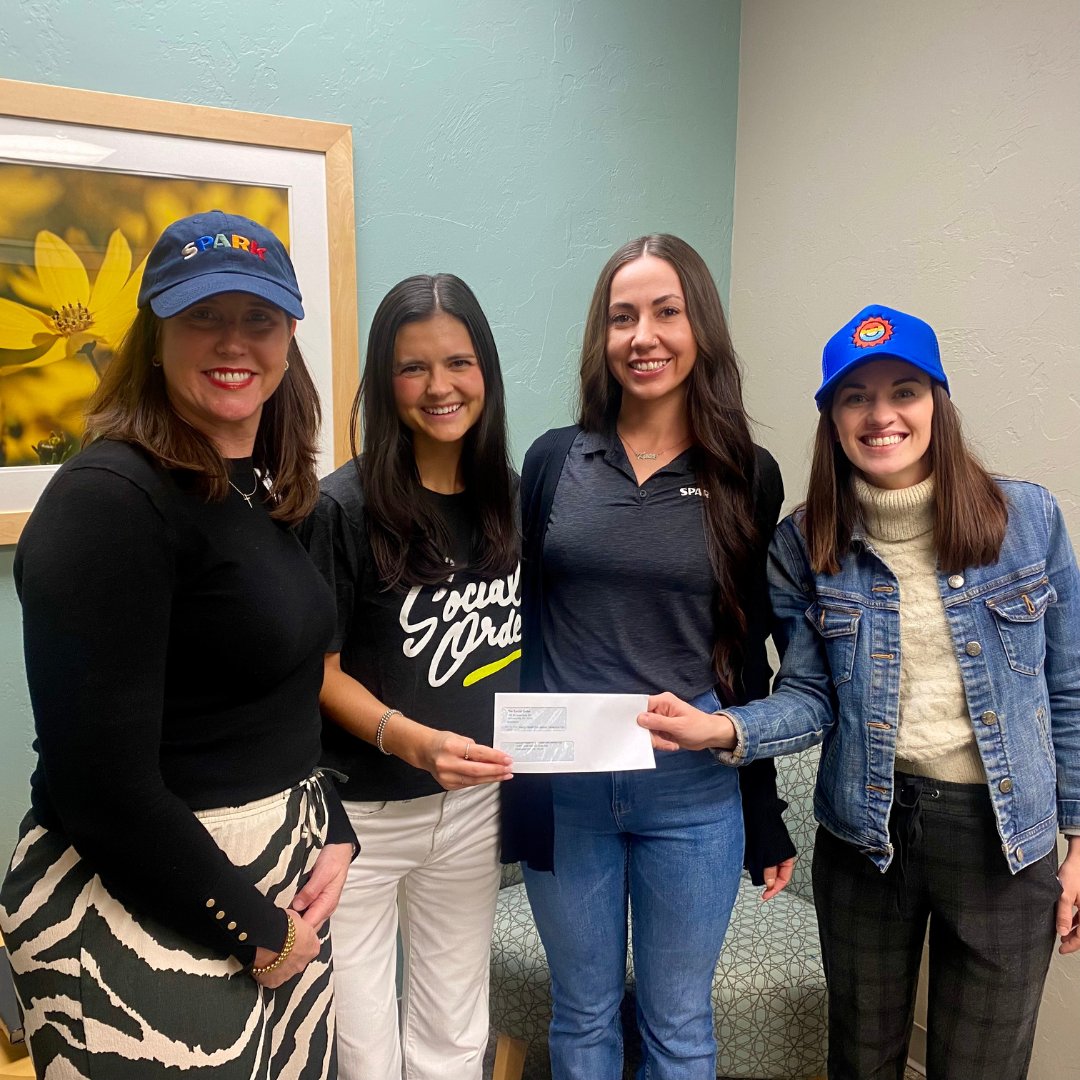 We're thrilled to donate $3,582 from last month's <a href="/eatatspark/">Spark</a> pink fry promotion to the Mercy Health Foundation in support of Mercy Coletta for Breast Cancer Awareness Month. Thank you to everyone who contributed to helping make a difference! 🎀🍟
