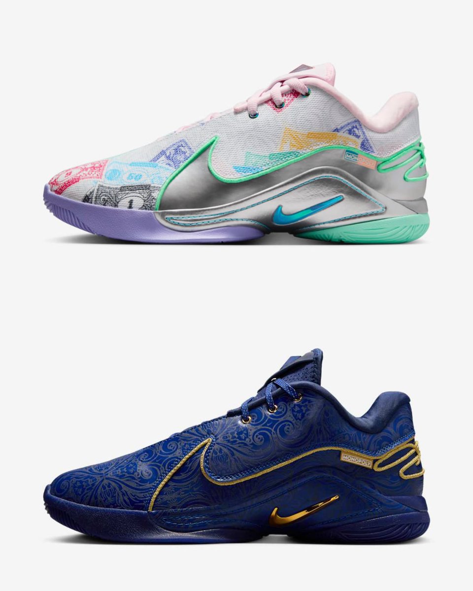 Monopoly and Nike are releasing two editions of the Nike LeBron 22