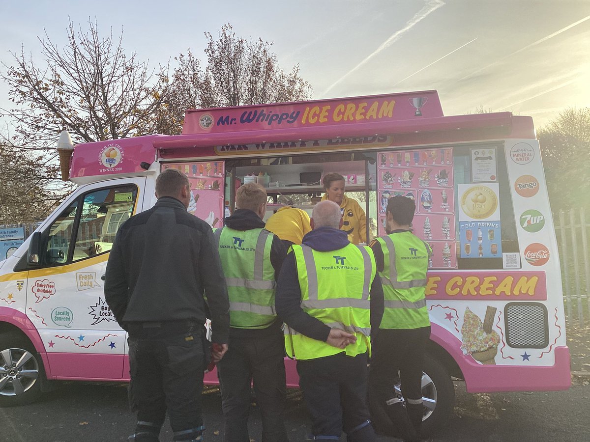 A big thanks to <a href="/MrWhippyLeeds/">Mr Whippy Leeds</a> for the ice creams for staff &amp; children today. Even the builders enjoyed them! <a href="/StGtG_CAT/">The St Gregory the Great Catholic Academy Trust</a> #Studentexperience